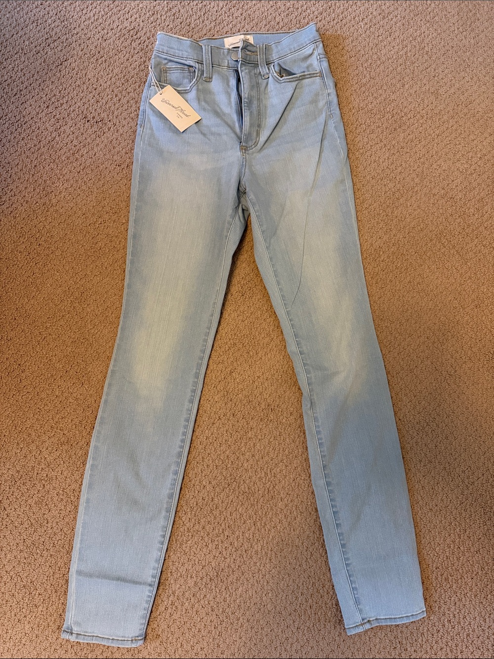 Universal Thread Light Blue High-Rise Skinny Jeans